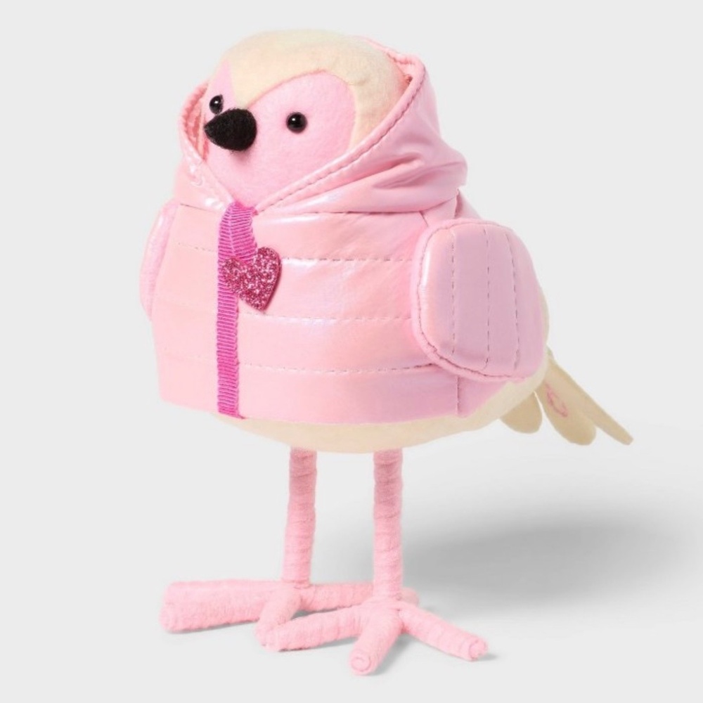 NWT Featherly Friends Valentine's Day 'Smoocher' Puffer Bird Spritz Target